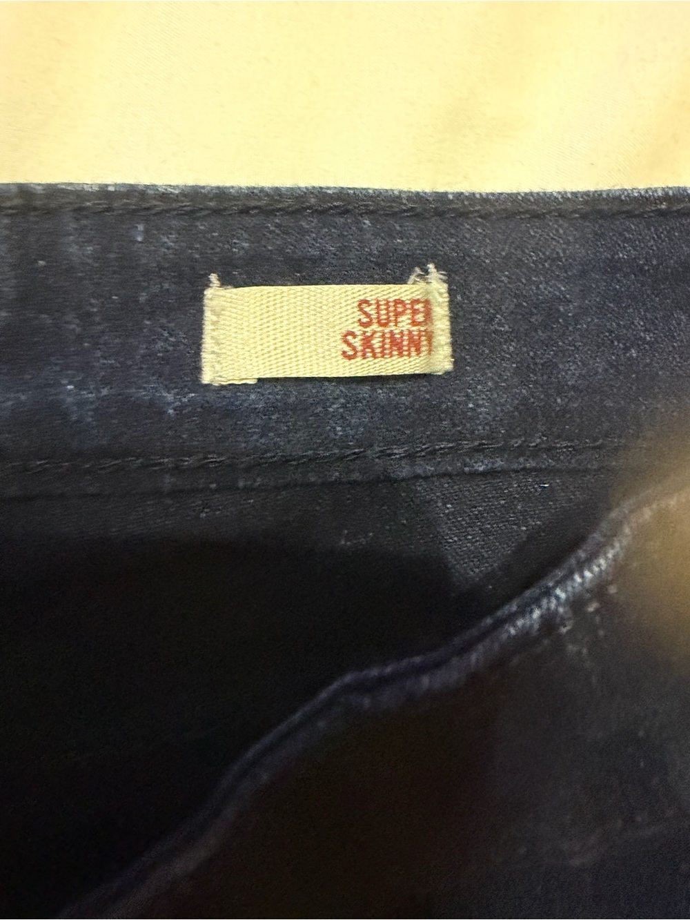 Arizona Jean Company Women's Skinny Jeans in Navy Blue - Picture 6 of 7